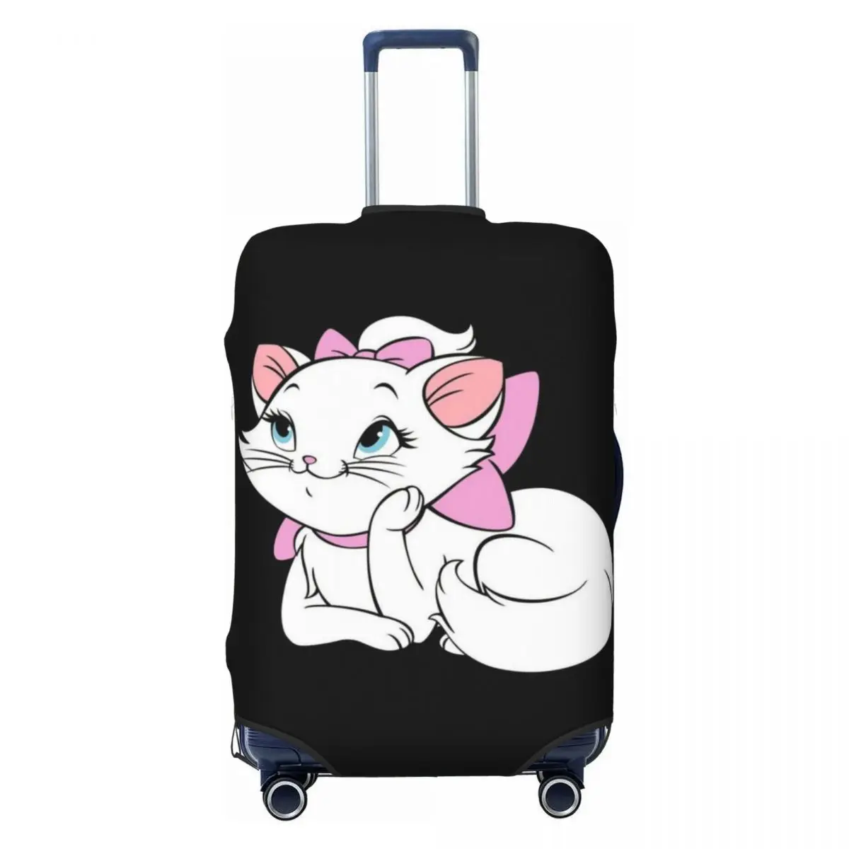 

Custom Maries Anime Cats Cartoon Luggage Cover Cute Suitcase Protector Covers Suit For 18-32 inch