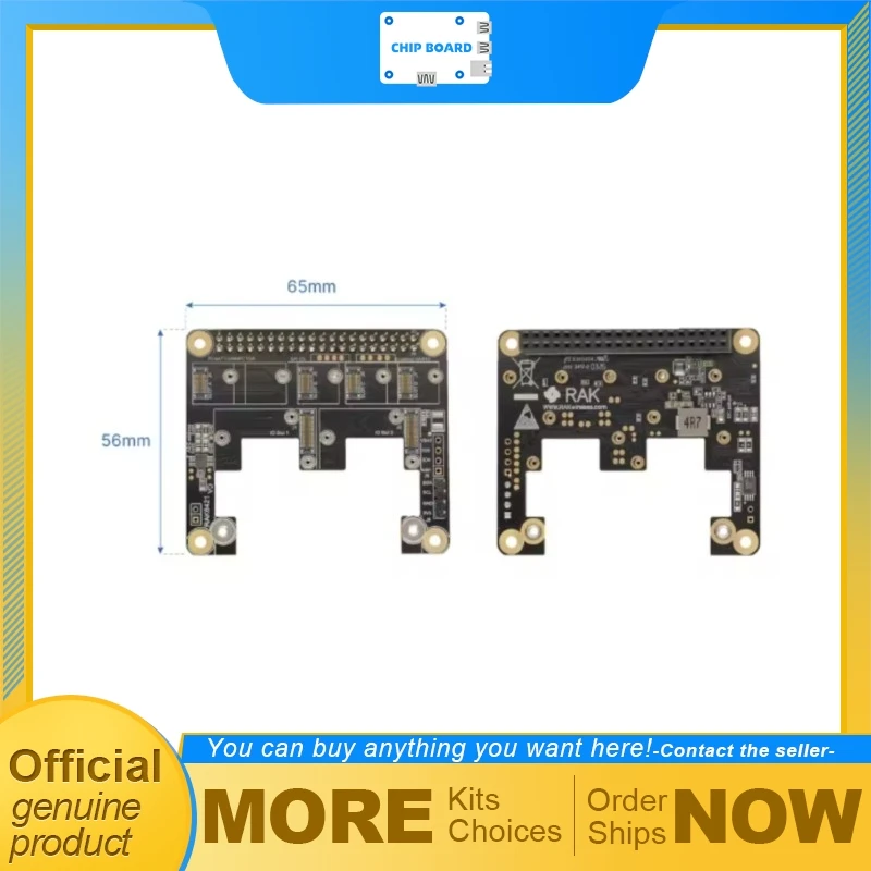 Rakwireless RAK6421 WisBlock Raspberry Pi HAT, Flexible LoRa Expansion Solution for IoT Projects