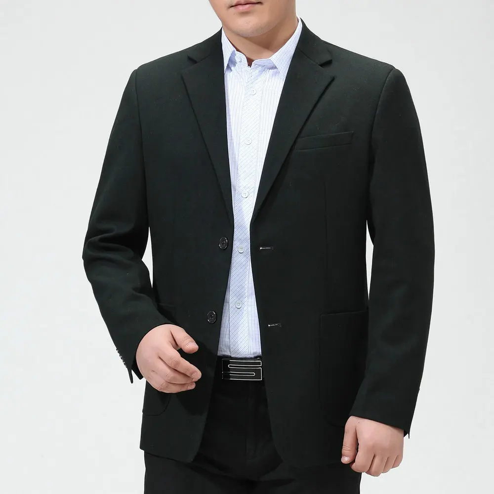 Men Casual Blazer Dark Green Gray Notched Collar Suit Jackets Tailored for Business & Events Classical Outfits Four Season Wear