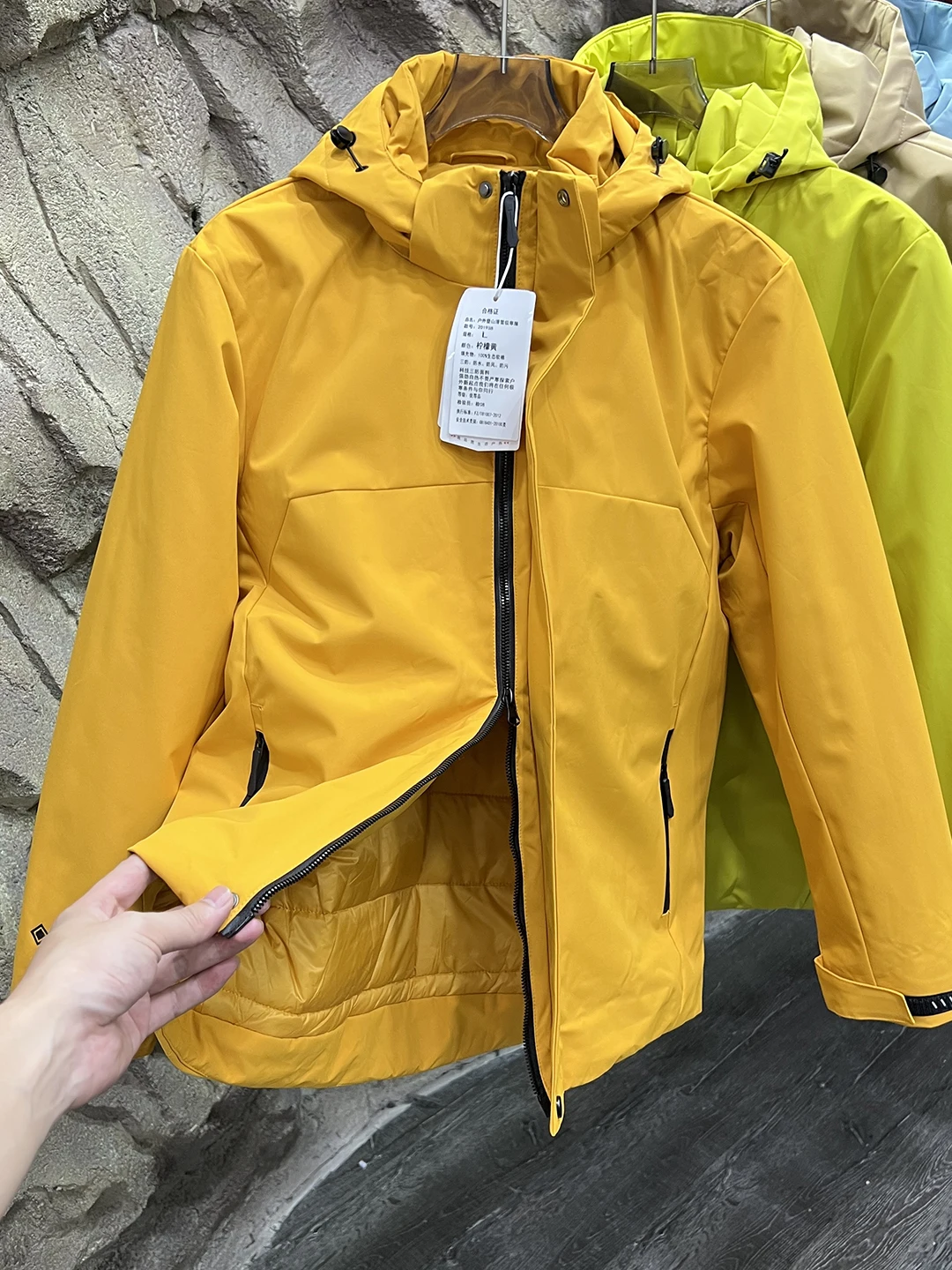 Cappotto da uomo in cotone con tecnologia aphene da esterno Jaet in cotone impermeabile con riflessione del calore e cappuccio a prova di T, adatto ai giovani...