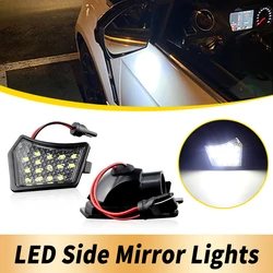2PCs For Volvo V40 V50 V60 V70 MK3 C70 MK2 XC90 XC70 C30 S40 S60 II S80 Canbus Led Side Mirror Under Puddle Lights Modules
