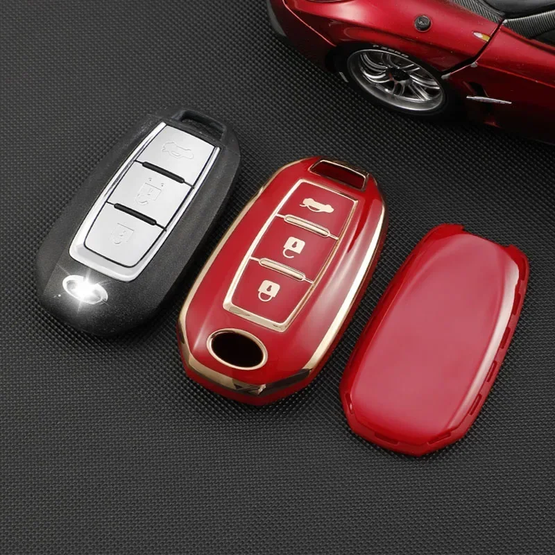 Portachiavi per auto per Infiniti QX50 EX25 QX50 QX60 EX35 FX35 FX45 FX50 EX37 EX25 Q60 copertura chiave Shell Fob Protector accessori