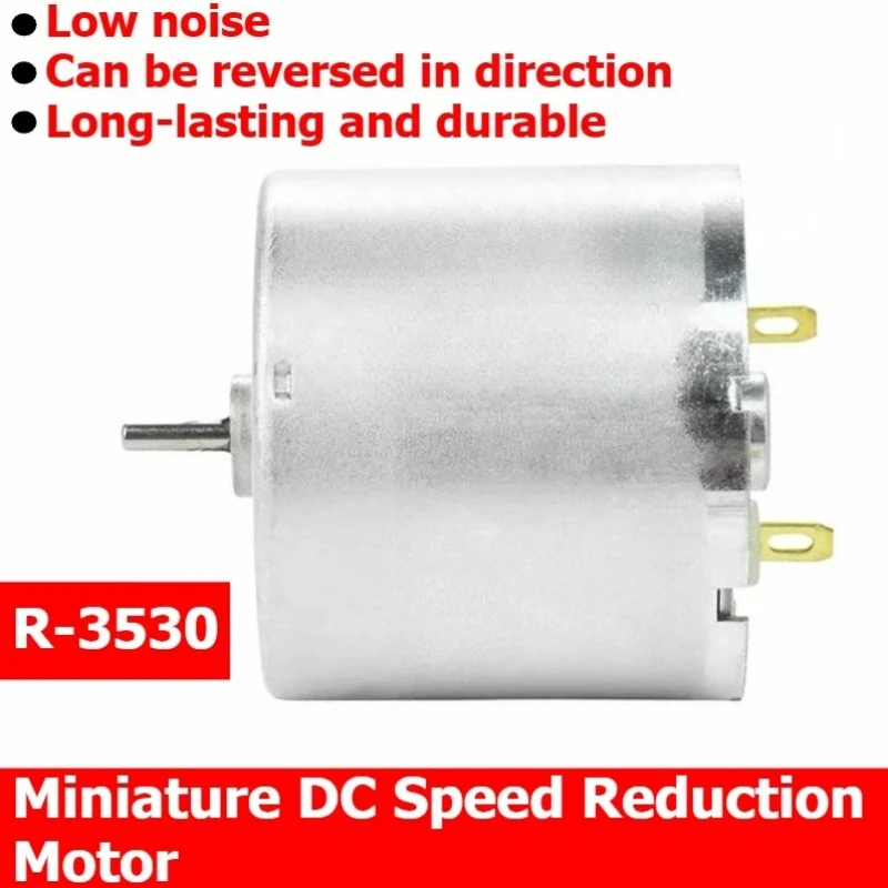 

Миниатюрный двигатель постоянного тока R-3530 с регулировкой скорости, низкий уровень шума, реверсивное вращение, 12В или 24В.