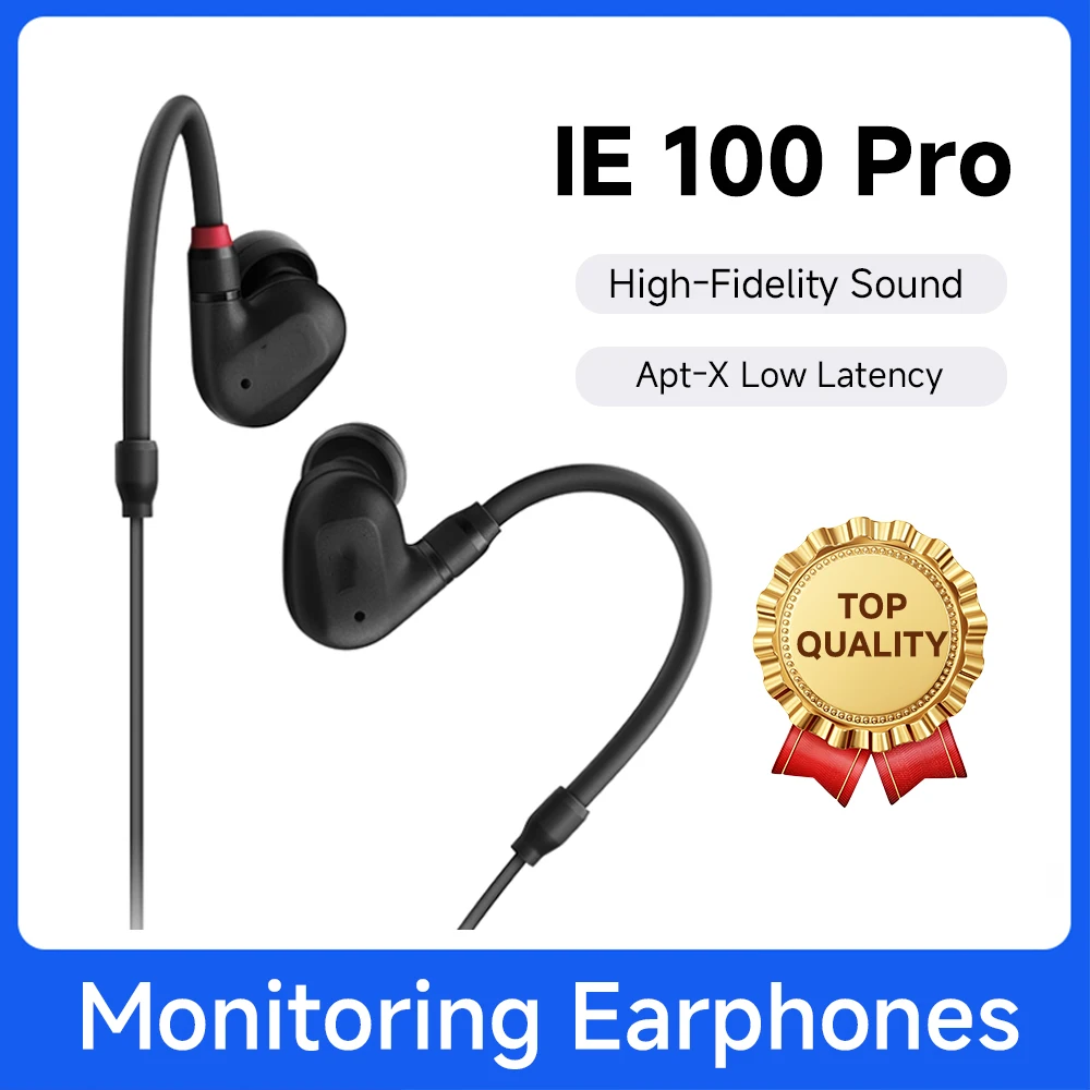 

IE100 PRO Wired In-Ear Monitoring Headphones | 10mm Driver for Accurate Sound Reproduction in Studios