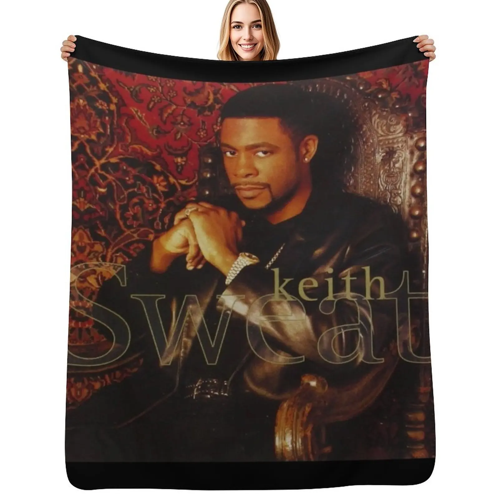 

Keith Sweat great Throw Blanket Quilt Kid'S Hair Multi-Purpose Blankets