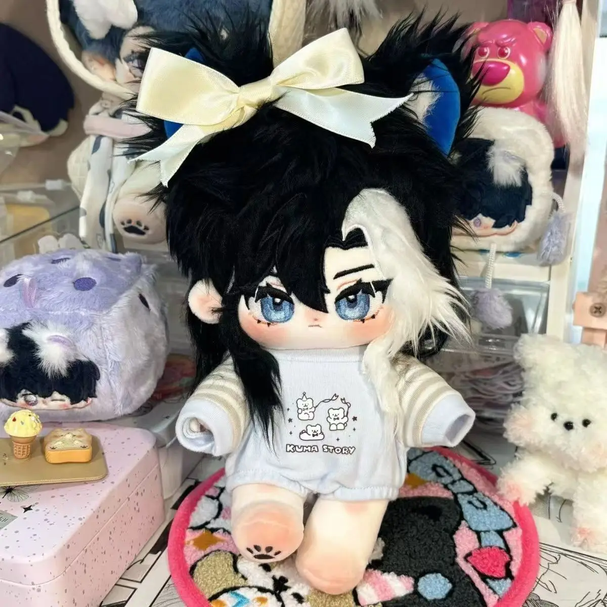 20cm Tencent Game WZRY Si Ma Yi Kawaii Cosplay Miękki pluszowy korpus lalki z bawełną Kreskówka Pluszaki Model Zabawka Figurki Prezent dla fanów