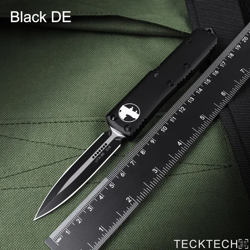 

Black Blade UTX-85 UTX85 Knives Ultratech UTX 85 MICRO ULTRA TECH Pocket Knife CNC 6061 Defense Combat Tactical Pocketknife