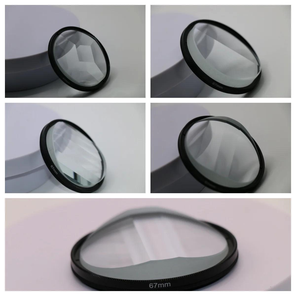 

Photography Foreground Bokeh props 67mm Filter Kaleidoscope Glass Prism SLR Accessory