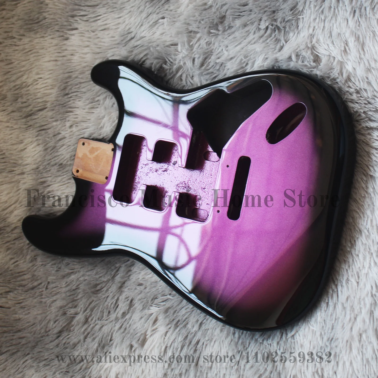 

AAAAA Electric Guitar Body Purple Gradient Alder Wood High-end Body DIY Electric Guitar for Fend straocaste