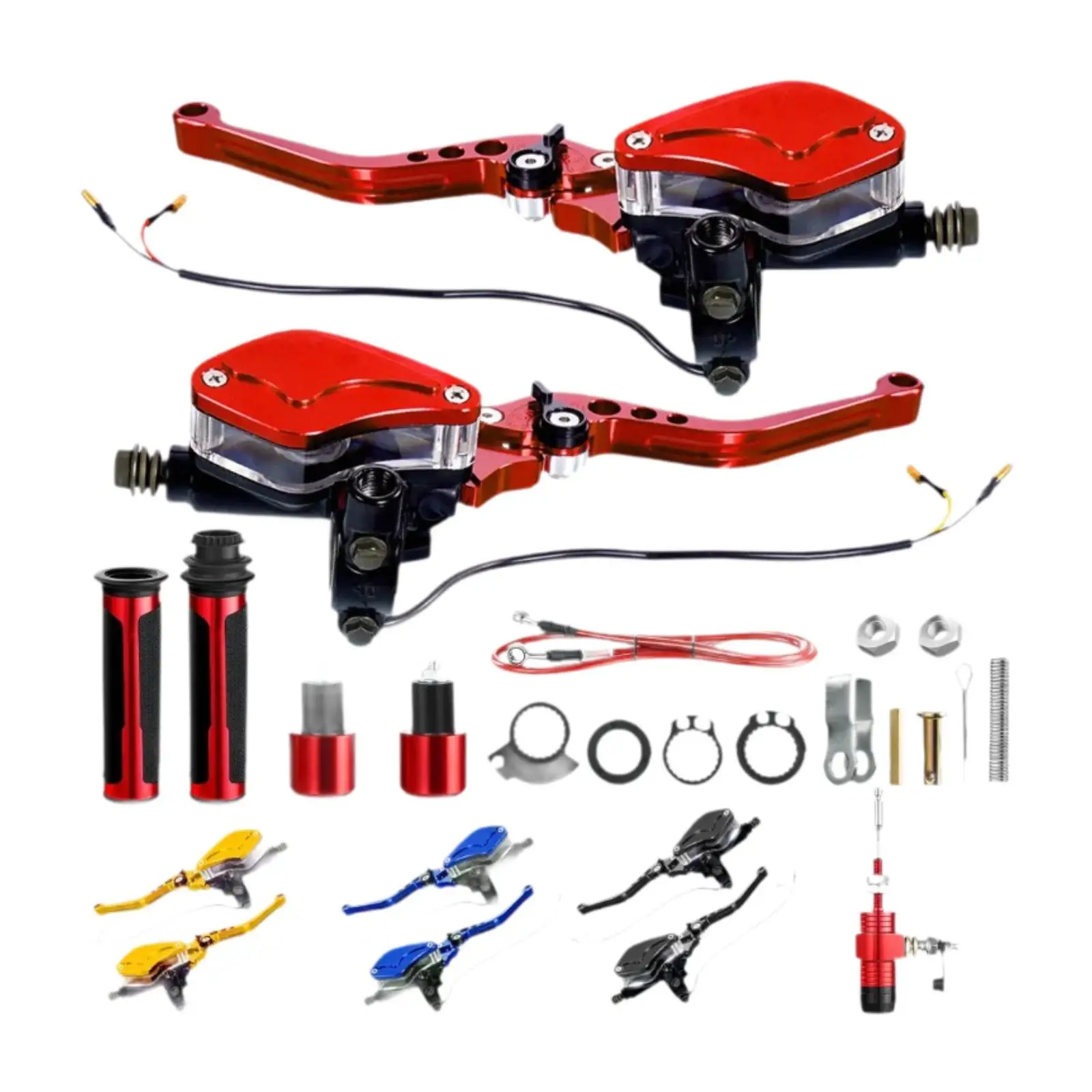 

Motorcycle Clutch Brake Levers Aluminum Alloy Accessories Easy to Install Practical Repair Parts Clutch Master Cylinder Levers