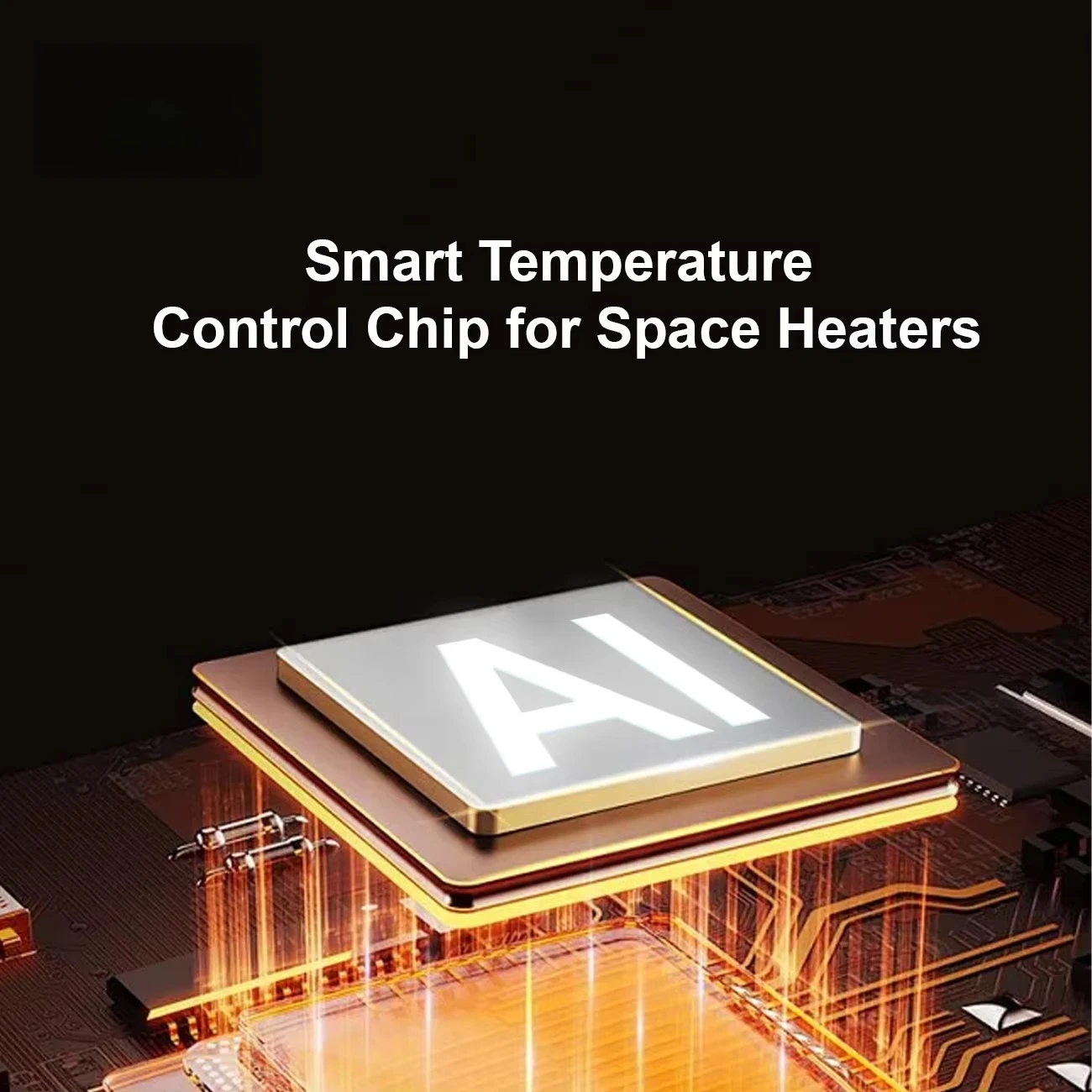 Mini ventilador de aire acondicionado eléctrico, calefacción y refrigeración de espacio portátil, ventilador calefactor con soporte para baño de 1500W