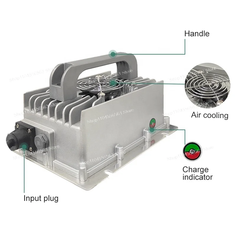 

Q2-800W EV OBC On-board Charger - Professional Grade for 36V/48V/72V Lead-Acid, Lithium-ion & Lifepo4 Batteries