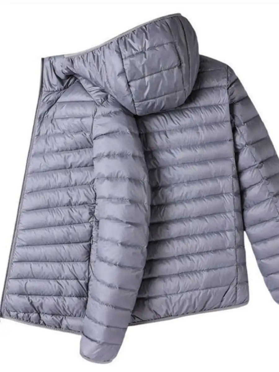 

Men's Winter New Faionable Lightweight ort Cotton Jaet Hooded Portable Warm Coat Loose Fit Casual Wear Daily Use