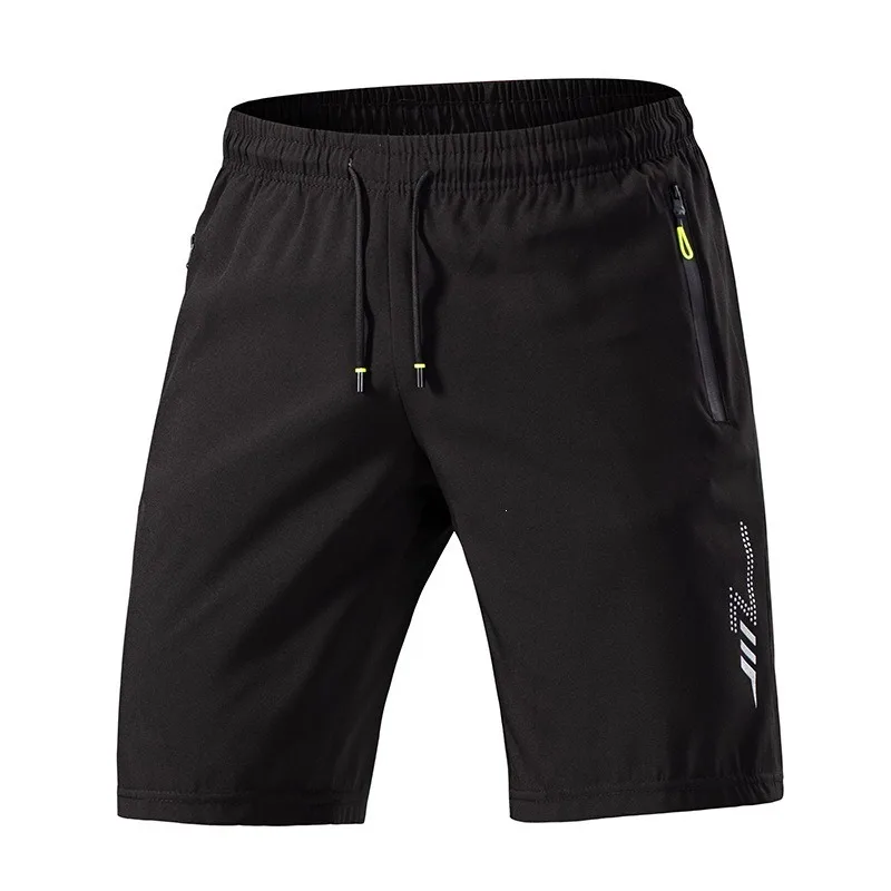 

Men's New Stitched Elastic High Waist Pocket Fashionable Solid Color Versatile Casual Loose Shorts