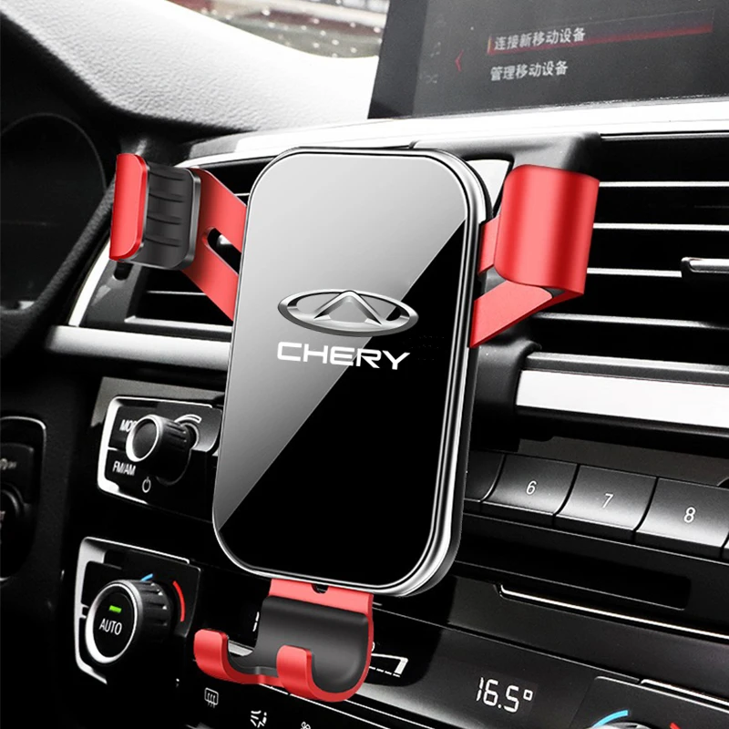 Car Holder For Phone Air Vent Clip Mount Mobile Cell Stand Smartphone GPS Support For CHERY TIGGO 3 4 5 7 PRO 8 car accessories