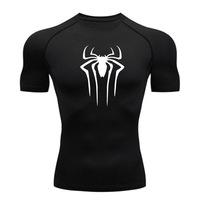 New Compression Shirt Men Fitness Gym Super Hero Sport Running T-Shirt Rashgard Tops Tee Quick Dry Short Sleeve T-Shirt for Men