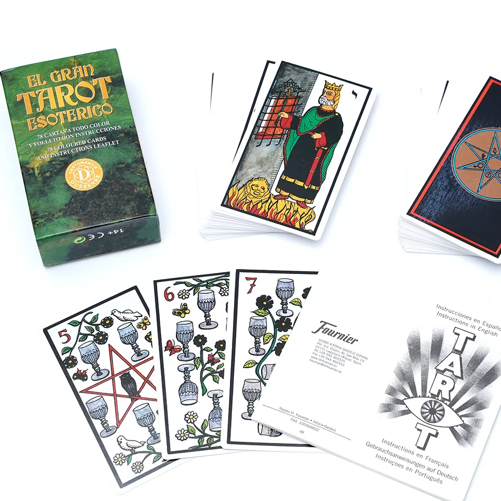tarocchi el card esoterico Versione spagnola Profecia di predizione del futuro Carte dei tarocchi Gioco di società in famiglia