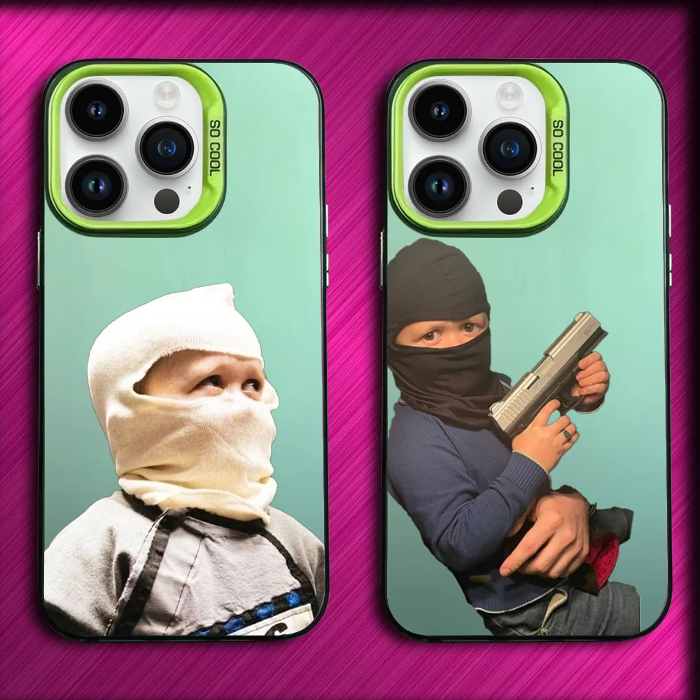 

Funny H-Hasbulla Phone Case For iPhone 16,15,14,13,12,11,Mini,Pro,MAX Green Matte Silicone Cover