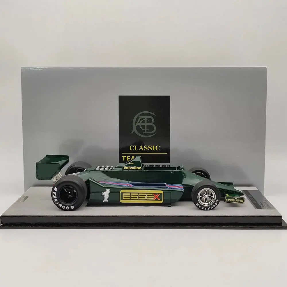 

Tecnomodel 1:18 F1 Mythos Series 79 1979 ltaly GP Car #1 Driver Mario Andretti Ltd 145 pcs TM18-287A Resin Model Cars Collection