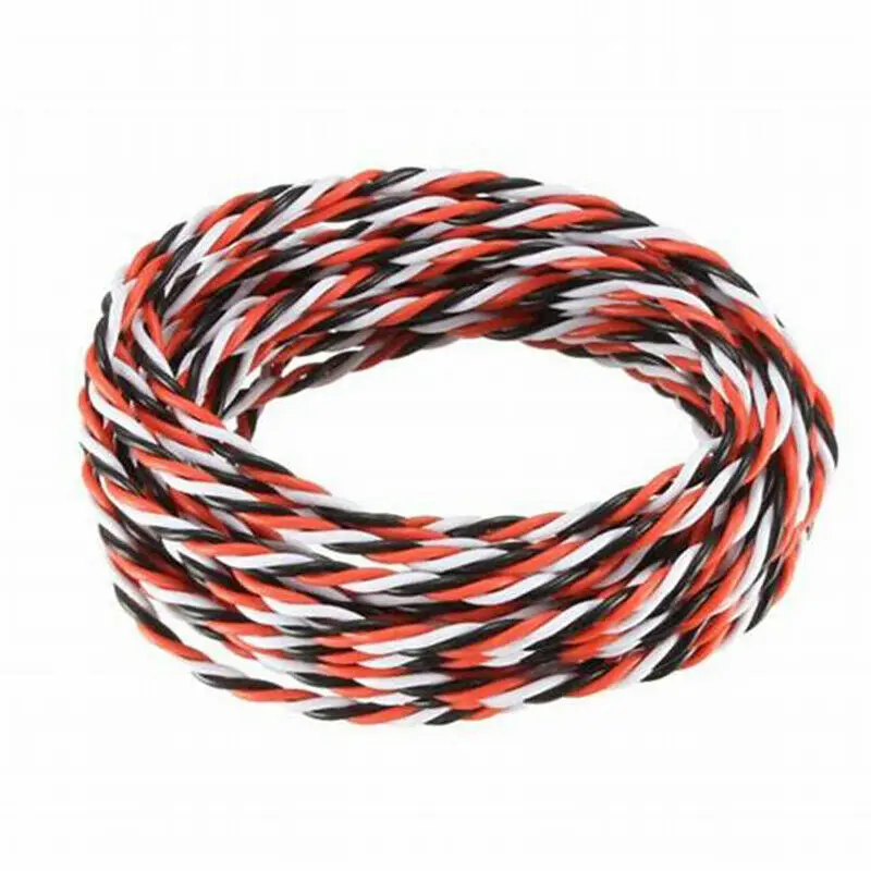 5 metri 16 piedi 20AWG JR Futaba Servo prolunga cavo 100 cavo/0.08TS OD1.7 cavo cablaggio esteso per accessori RC fai da te