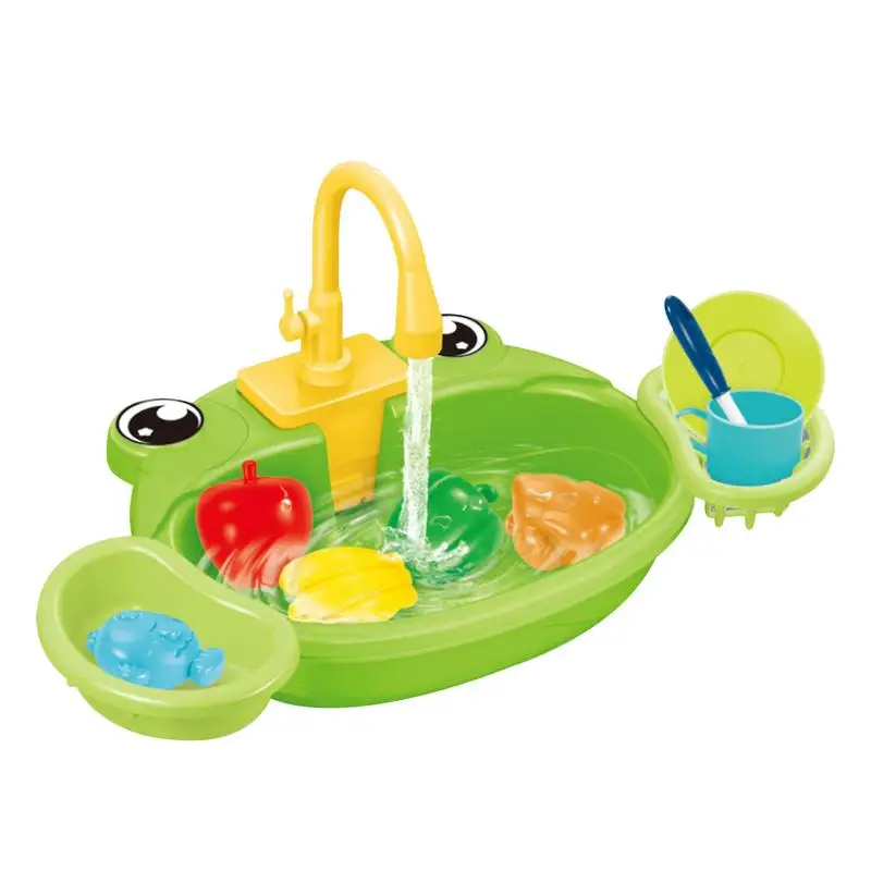 Kitchen Sink Toys With Running Water Educational Funny Gifts For Girls And Boys Children Simulation Kitchen Toys Suit