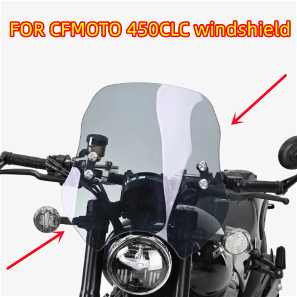 

Windshield modification accessories for front windshield panel For CFMOTO 450CLC