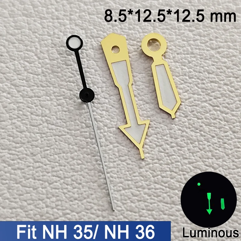 

Watch Hands Suitable for NH 35 NH 36 Series Green Luminous Hand Luxury Watches Accessory Parts Wristwatches Modification Part