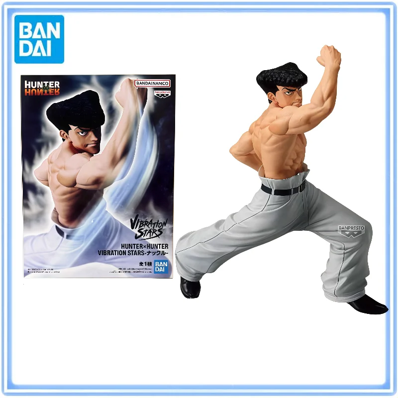 BANDAI Original HUNTER×HUNTER VIBRATION STARS Knuckle Bine Action Model Desktop Decoration Hobbies Collectible