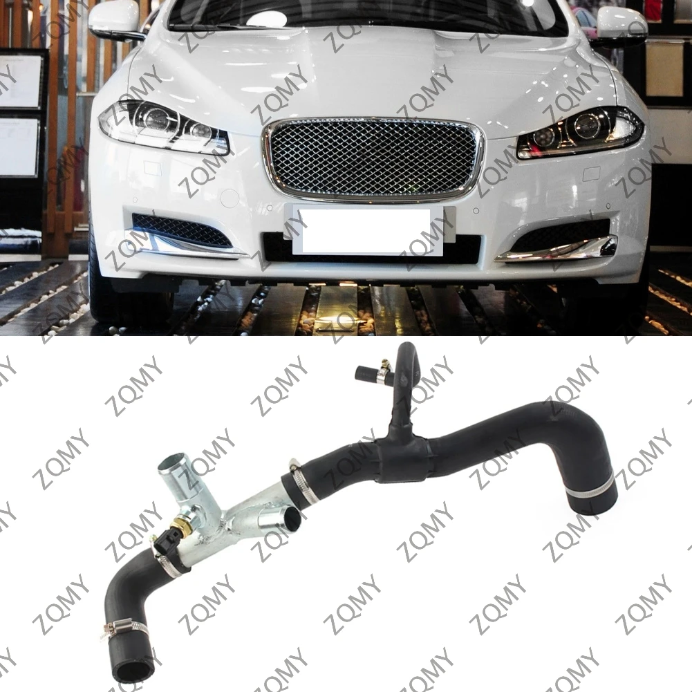 Car Upper Top Radiator Coolant Hose Replacement Accessories For Jaguar XF XJ 3.0 V6 Petrol JLM21499