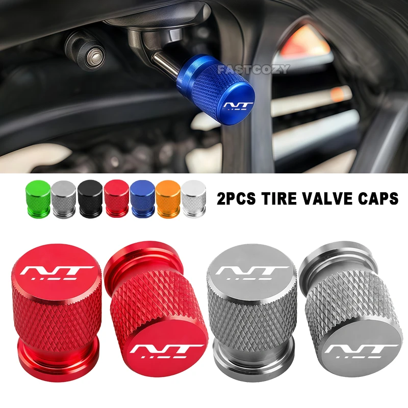 2PCS For Honda NT1100 NT-1100 DCT NT7V NT650 NT 1100 2024 2025 2026 Motorcycle accessories CNC Wheel Tire Valve Cover Cap Plug