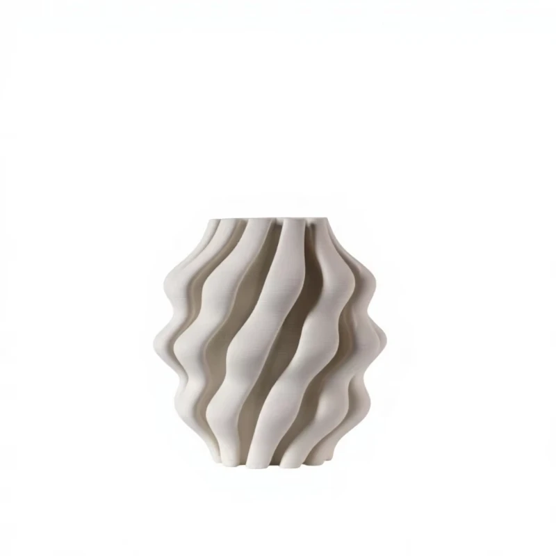 Ceramic Art Modern Simple Soft Decoration Vase Exhibition Hall Sales Office Ornament