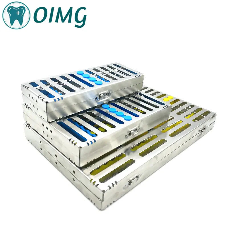 Dental Sterilization Rack Surgical Autoclavable Sterilization Box Dental Cassette Disinfection Tray Dentist Tools 1pc