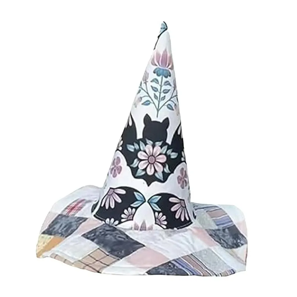 不織布キルティング魔女帽子 DIY 装飾クラフトハロウィンパーティー帽子生地手作り民芸帽子ハロウィンコスチュームアクセサリー