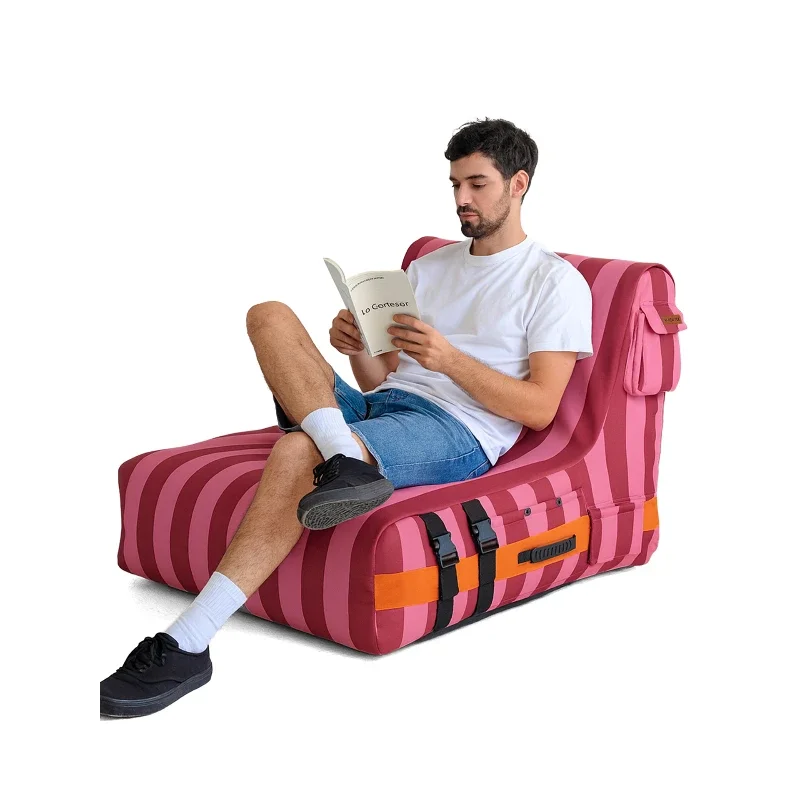 Cloud seat outdoor camping lazy chair inflatable sofa folding leisure automatic inflation