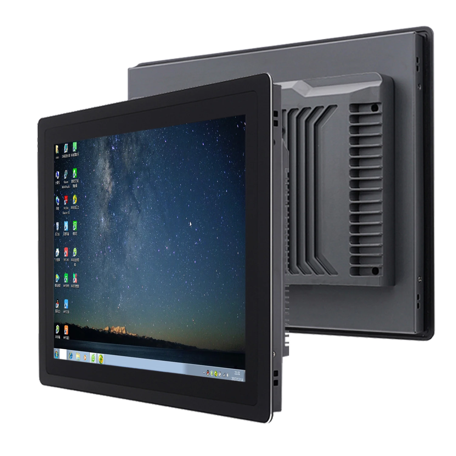 17 inch industrial all-in-one pc tablet panel pc computer with capacitive touch screen WiFi RS232 COM for Win10 pro 1280x1024