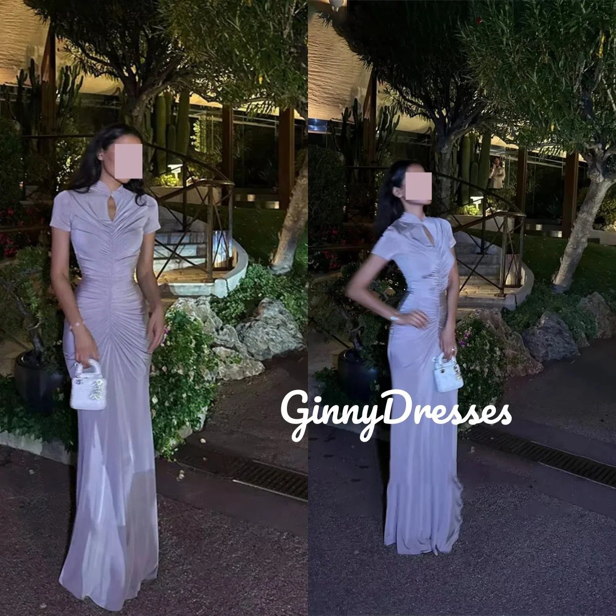 

Платье-футляр на заказ فستان حفلات الزفاف с овальным вырезом длиной до пола, свадебное платье с рюшами на молнии и короткими рукавами, платье на день рождения