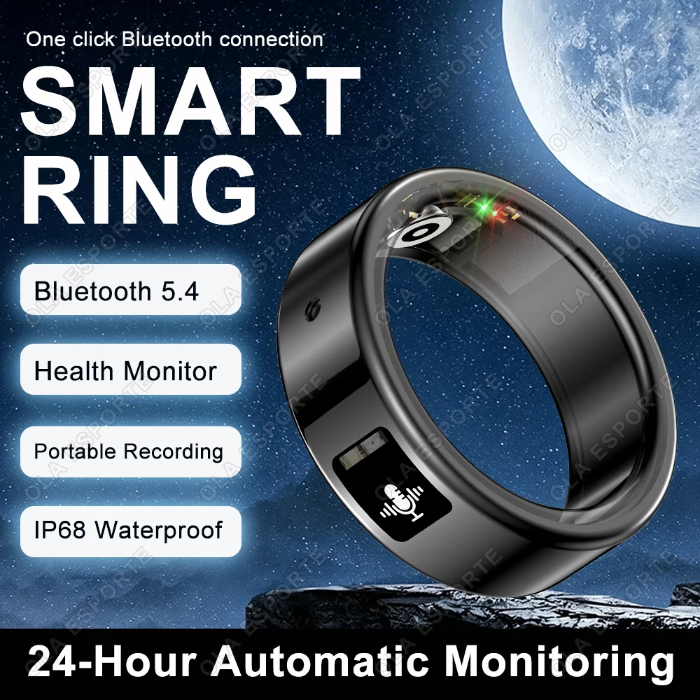 Recording Smart Ring with Health Monitoring Features