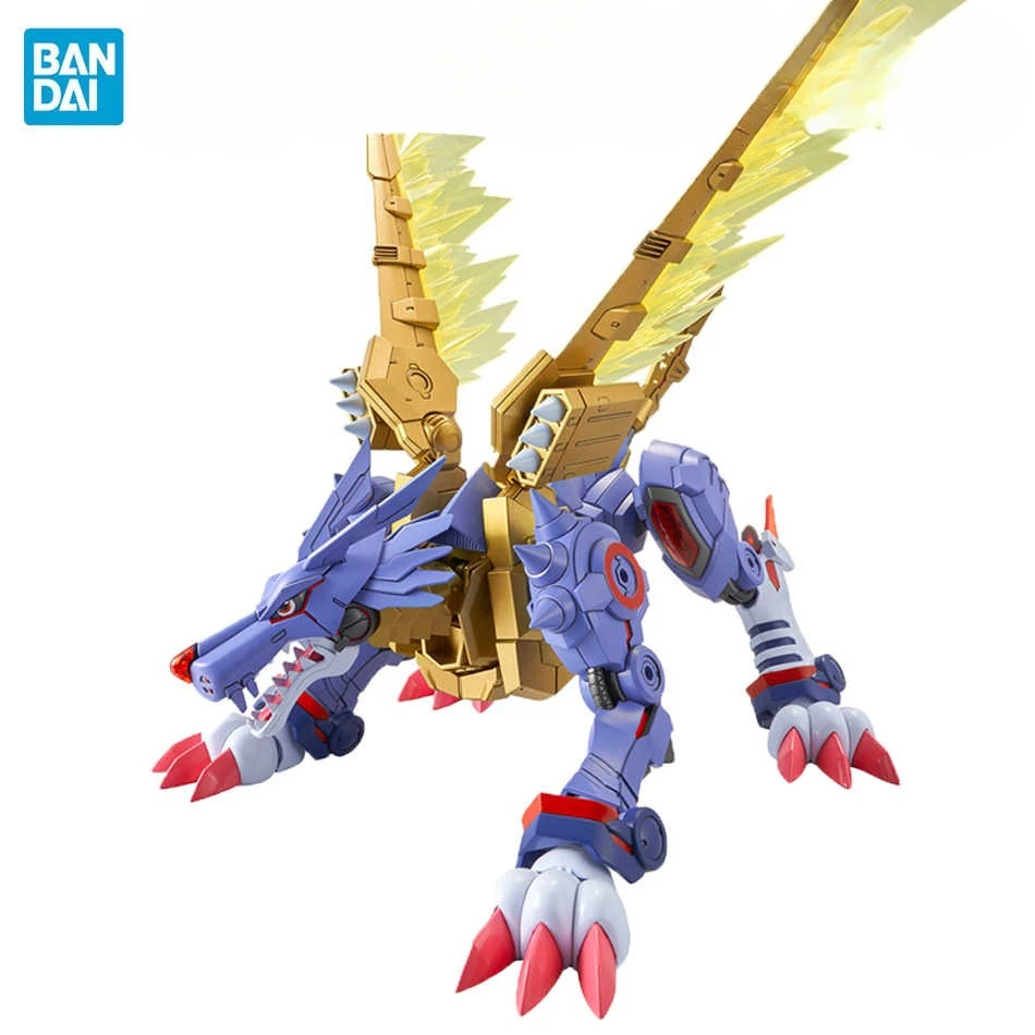 Bandai Original FRS Digimon Adventure Metal Garurumon War Greymon Omegamon X-Antibody Figur Modell Sammlung Spielzeug Geschenk auf Lager