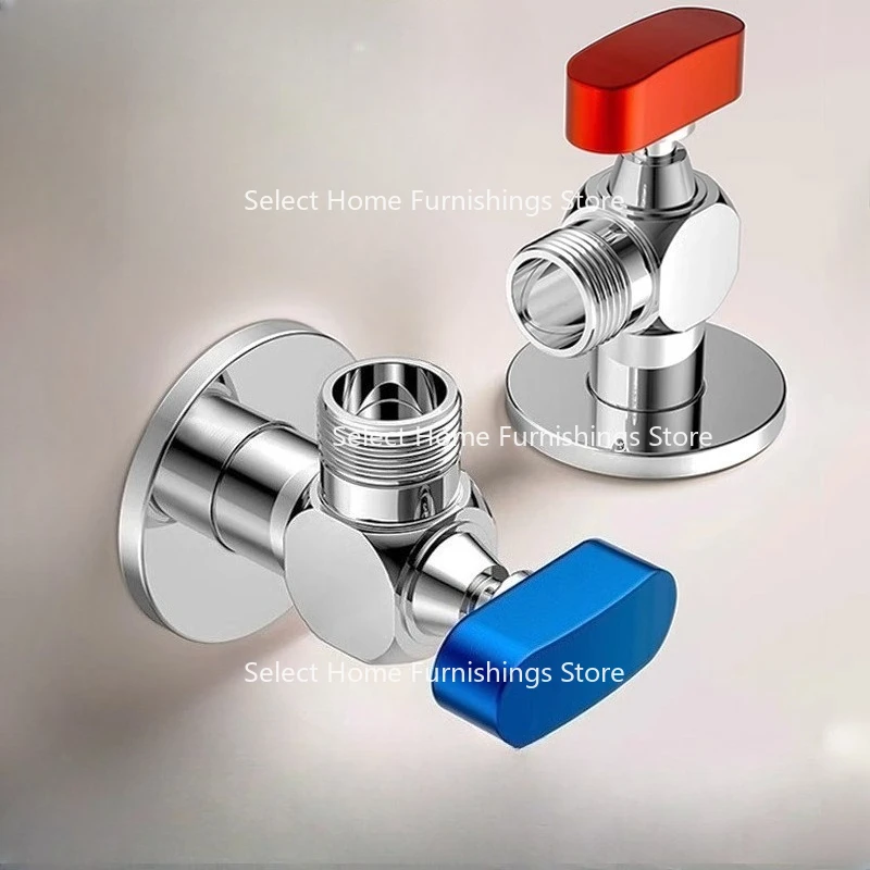 

Suitable for 304 Stainless Steel Ball Valve Angle Gas Water Heater, All Copper Hot and Cold 4-point Ball Core Triangle Valve