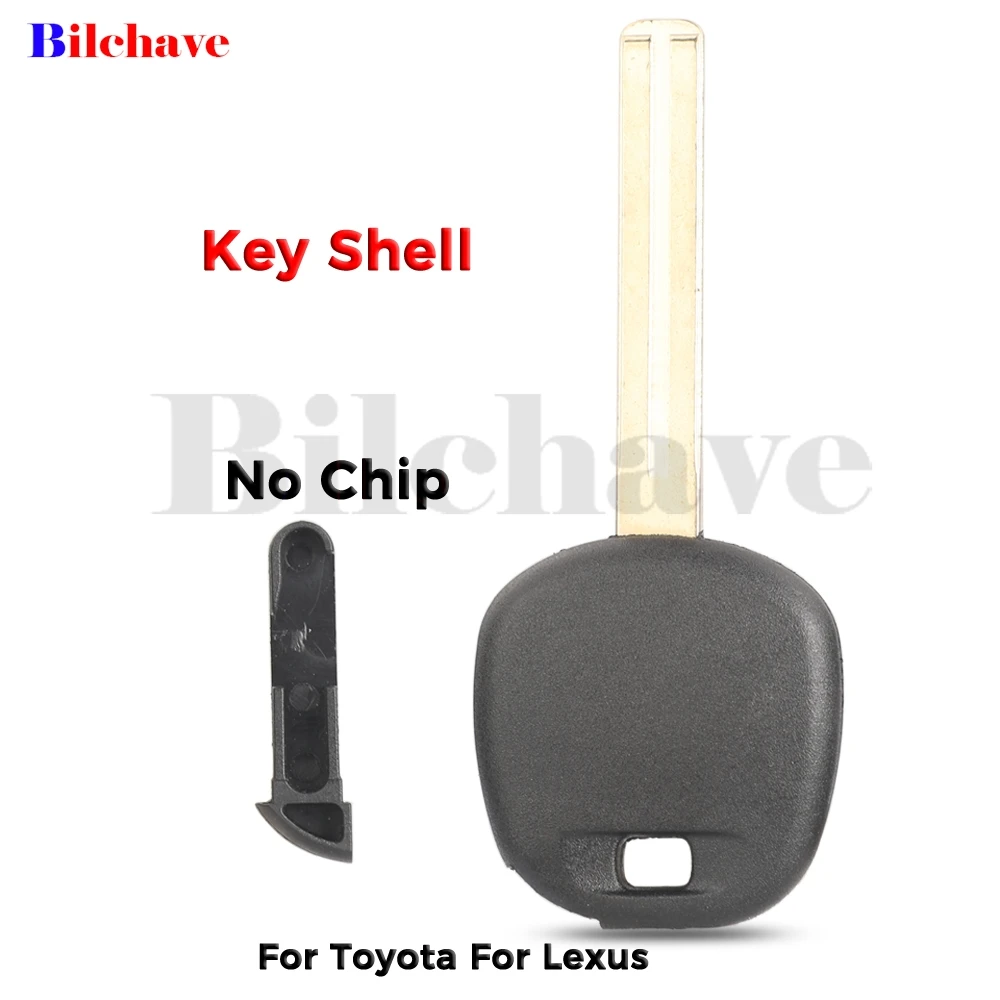 jingyuqin TOY40 Long Blade Car Transponder Key Shell For Toyota For Lexus No Chip Fob Case Replacement Uncut Key Blade