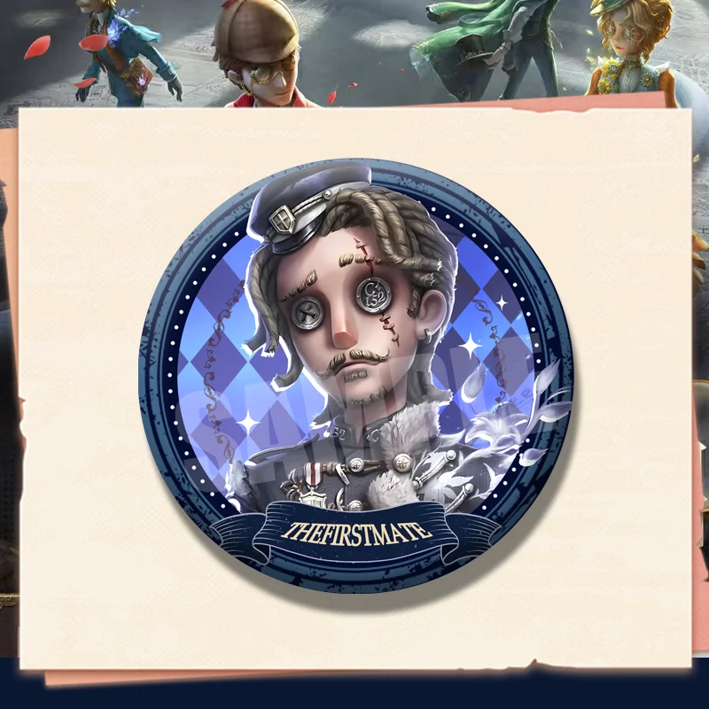 لعبة الشخصية الخامسة الطرفية أنيمي الربط فارس الرواية الصحفي ساعي البريد 75 مللي متر فلاش مزدوج شارة كبيرة قلادة هدية