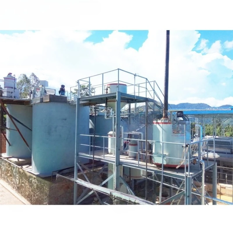 Equipamento de processamento de minério de ouro de rocha Processo de lama de cáaneto de lama CIP