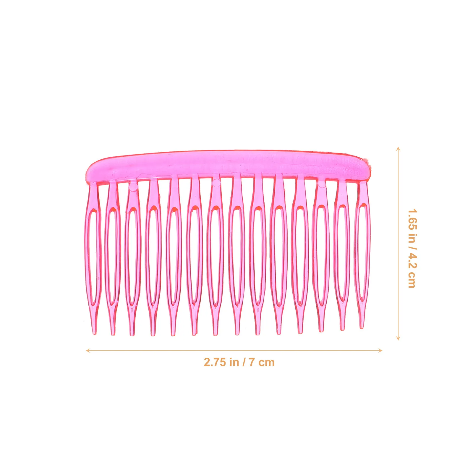 12 Pcs Hair Combs for Bridesmaids Decorative Colorful Side Clips Detangle Women Accessories