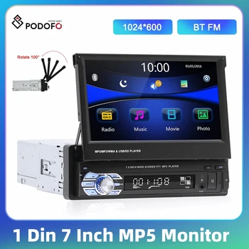 Podofo 1 Din 7-inch Universal Car Radio MP5 Player Touch Screen FM USB SD Rear View Camera Android Multimedia Player Autoradio Podofo 1 Din 7-inch Universal Car Radio MP5 Player Touch Screen FM USB SD Rear View Camera Android Multimedia Player Autoradio