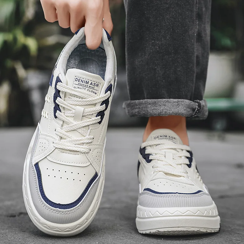 2025 Nuove scarpe Street Style - Scarpe da skate taglienti, retrò americane, suola spessa, casual e alla moda, comfort escursionistico