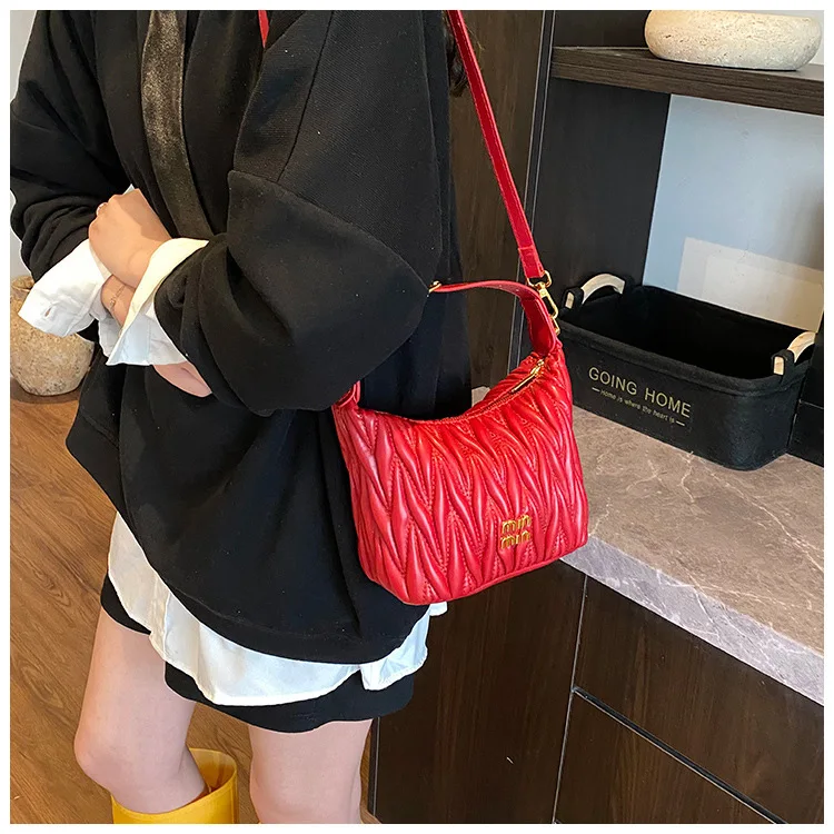 

Bag 2025 new European and American style fashion versatile commuter underarm bag single shoulder oblique span women's bag