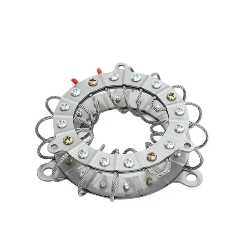 304 Stainless Steel Wire Rope Shock Absorber 5kg Drum Type Vibration Isolator for Vehicle Equipment Gimbal Mounting Hardware