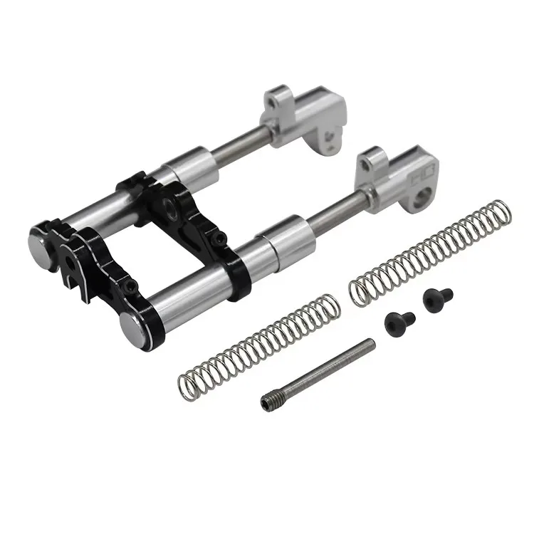 Hot Racing aluminum high viscosity lubricated friction damper front shock fork for Tamiya T3-01 Danceing Rider.