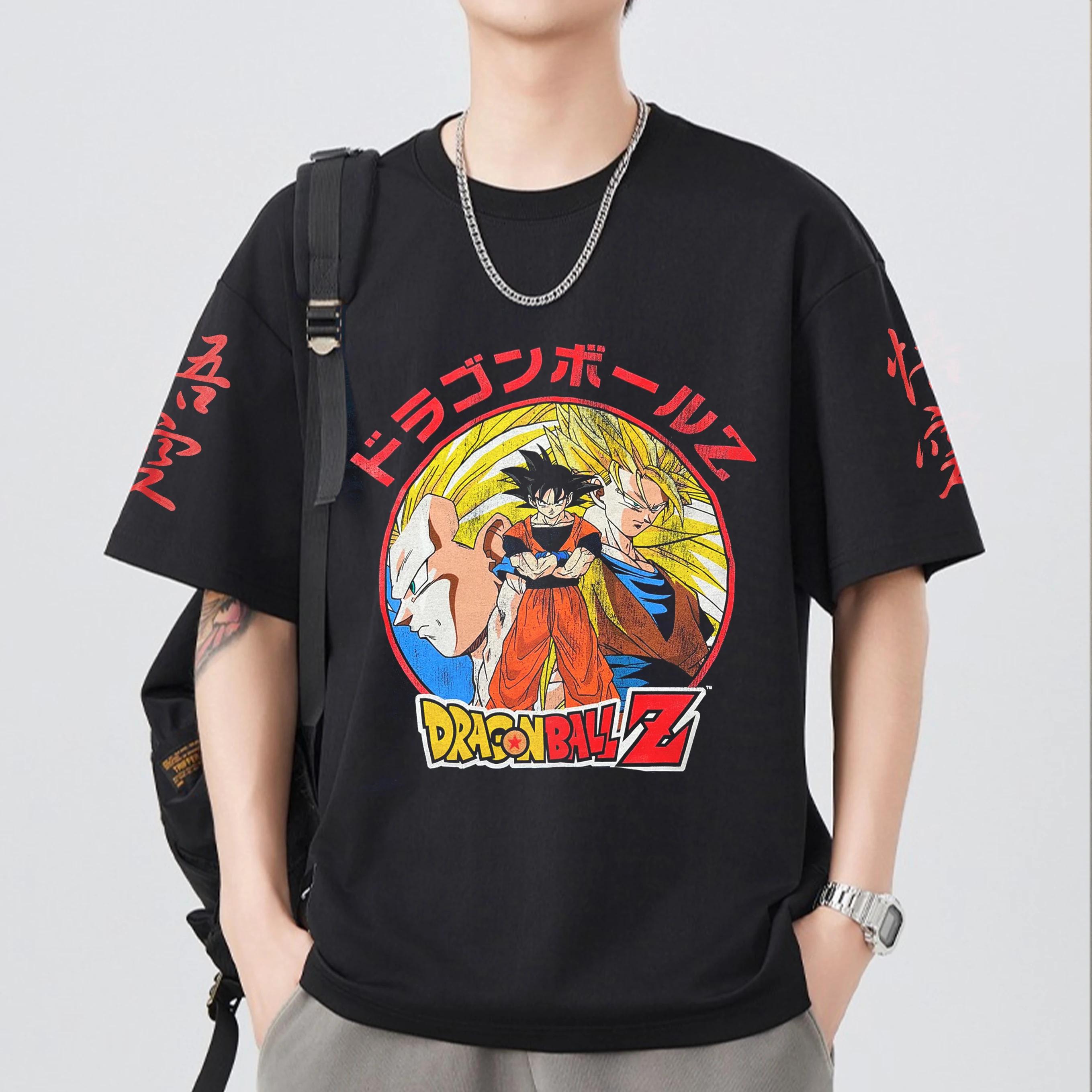 ドラゴンボール Z プリント半袖コットン Tシャツ孫悟空ベジ - Tee Ball Set のレビューと価格