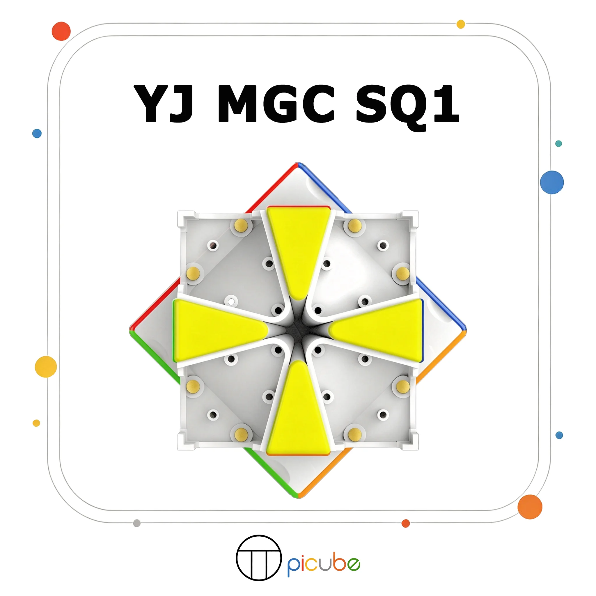 [Picube] YJ MGC SQ1 Magnetic Square-1 Speed Cube Special Shape Twisty Puzzle Cubo Magico Educational Gift Toy For Cube Lovers